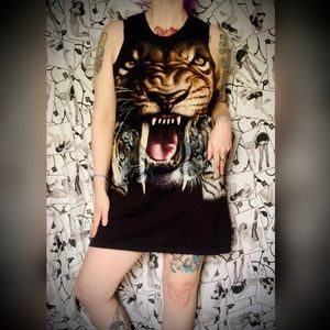 Tiger T-shirt Dress
